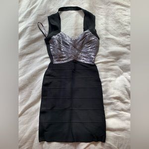 Cult classic Herve Leger Bandage Dress with Sequins